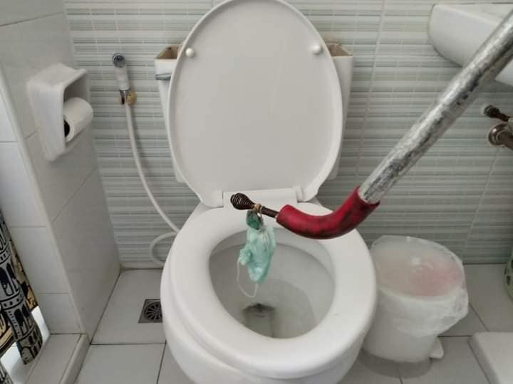 ไม้ทะลวงชักโครก D-6 ไม้ทะลวงชักโครก เครื่องทะลวงท่อ งูเหล็ก D-6 IRon Snake