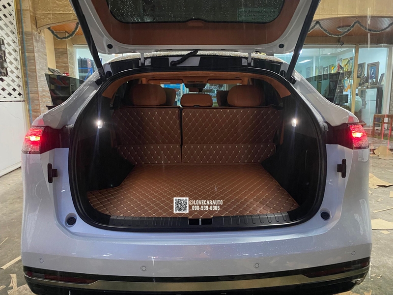 พรมปูพื้นรถยนต์ 6D Aion HYPTEC HT 620 PREMIUM สีน้ำตาลเข้ม