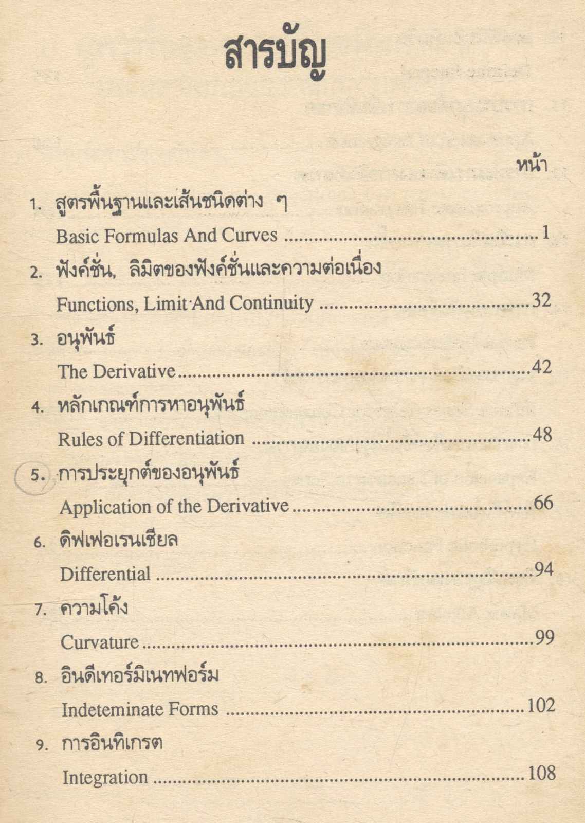 แคลคูลัส ฉบับเตรียมสอบ