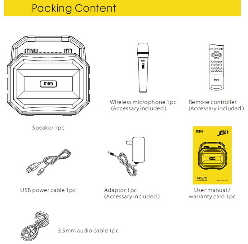 Mifa M520 ลำโพงภาคสนามเสียงดัง ราคาโดน