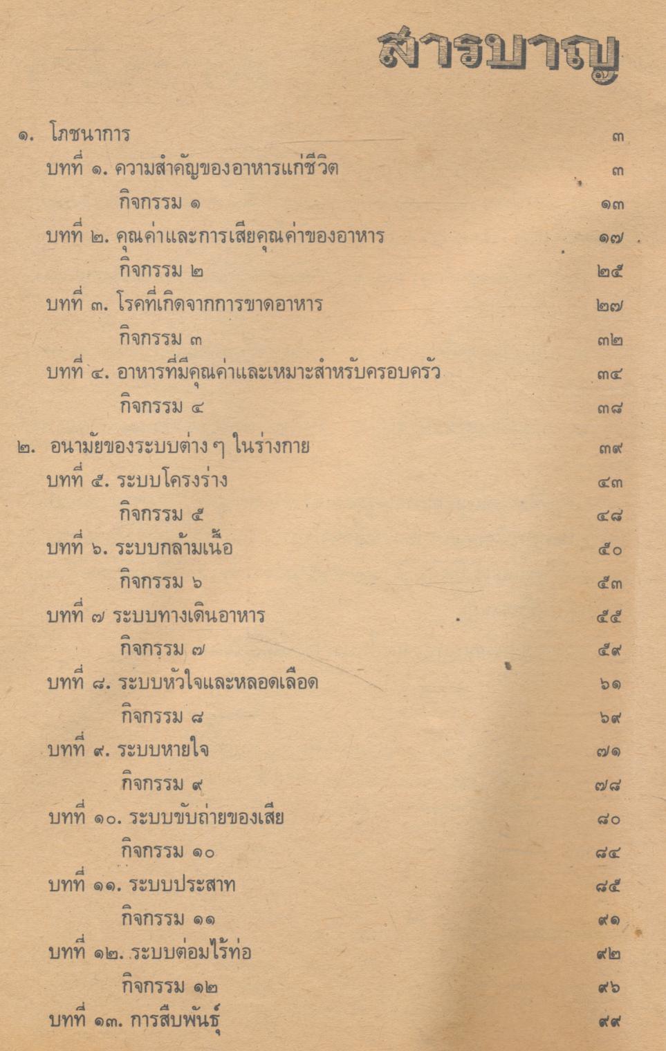 สุขศึกษา สำหรับชั้นมัธยมศึกษาปีที่ ๑