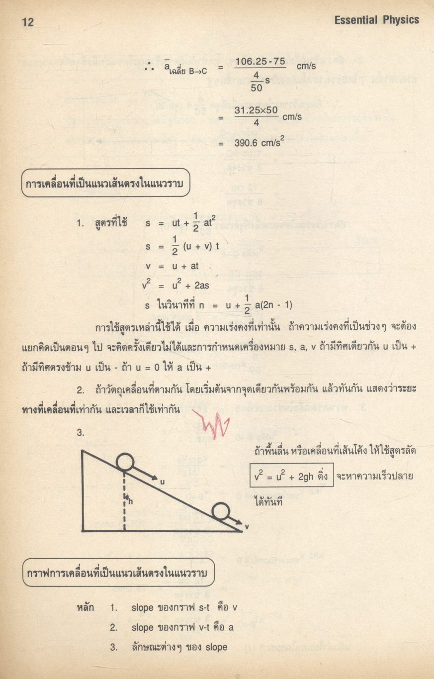 ESSENTIAL PHYSICS FOR ENTRANCE สรุปเนื้อหา ม.4 ม.5 ม.6 ครบทุกบท