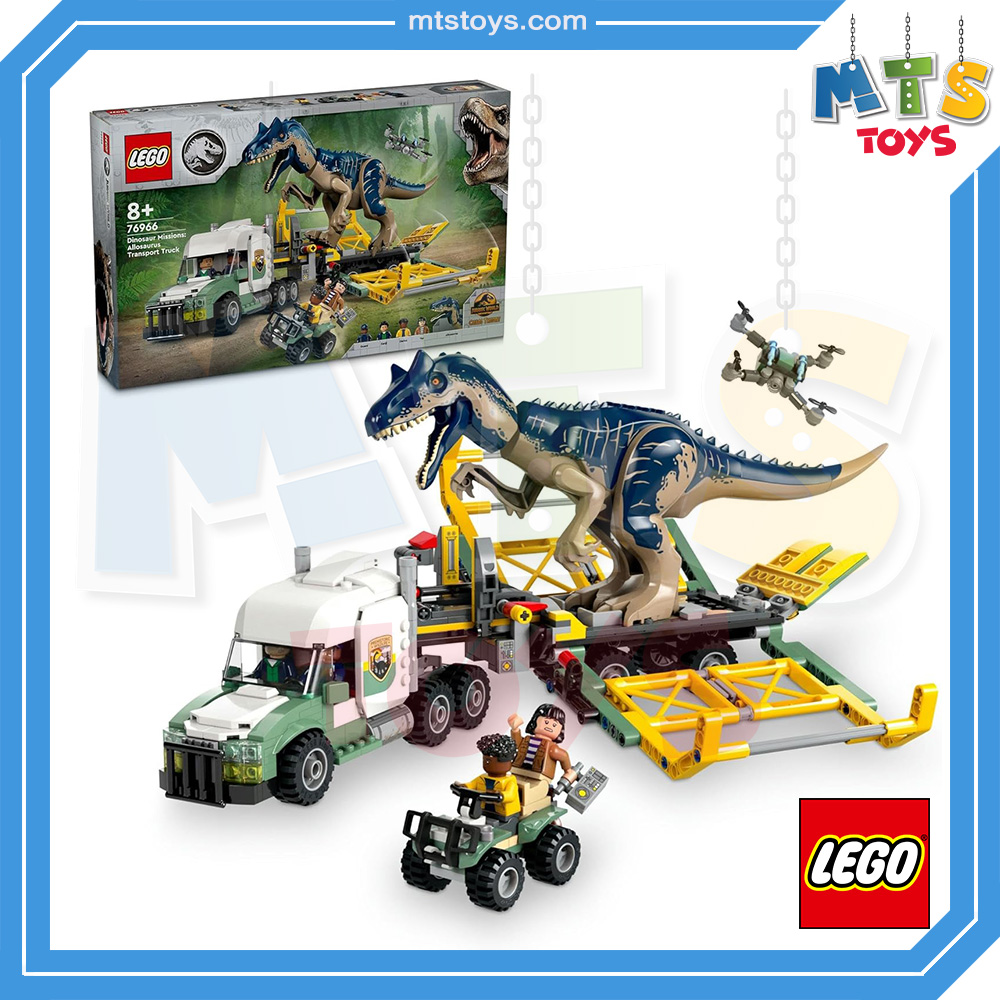 **MTS Toys**เลโก้ Lego 76966 Jurassic World : Dinosaur Missions : Allosaurus Transport Truck