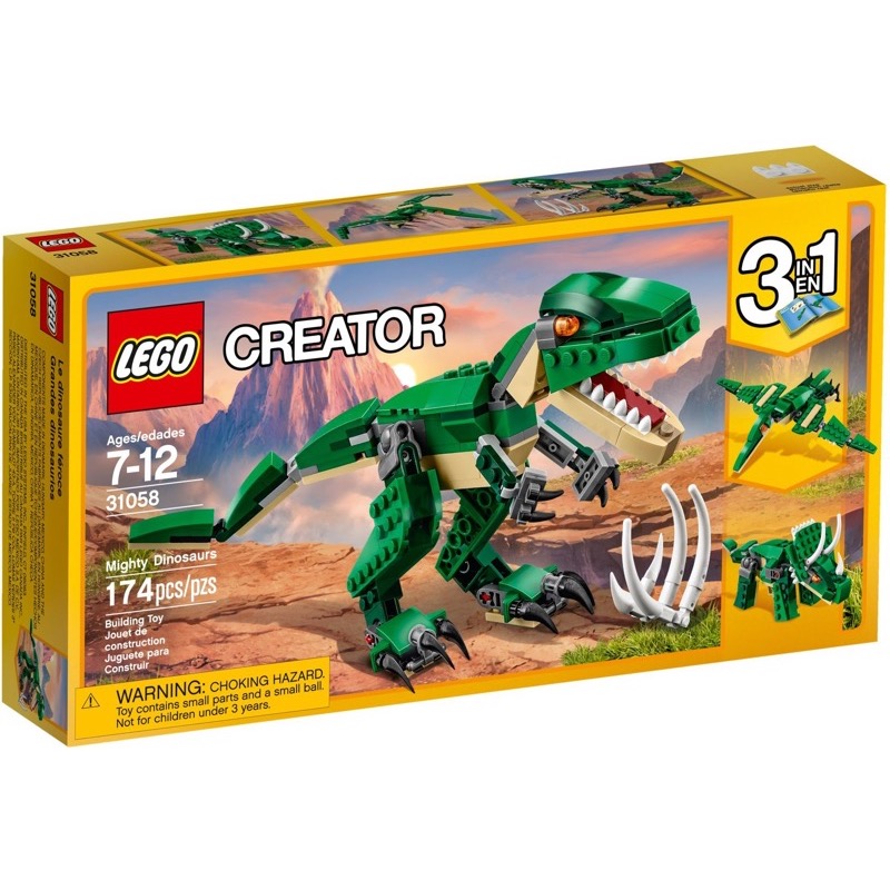**MTS Toys**เลโก้ Lego 31058 Creator 3 in 1 : Mighty Dinosaurs