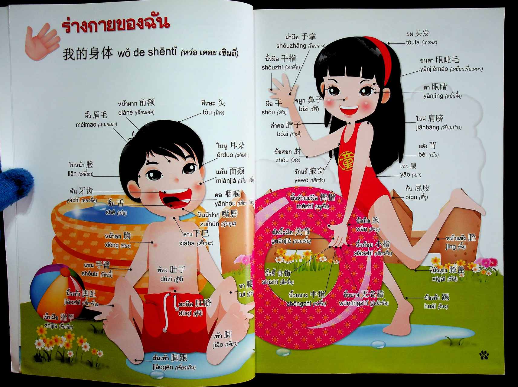 WOW 1,111 Words! Thai - Chinese Picture Dictionary พจนานุกรมภาพฉบับ ไทย - จีน พร้อมคำอ่านออกเสียงที่ถูกต้อง