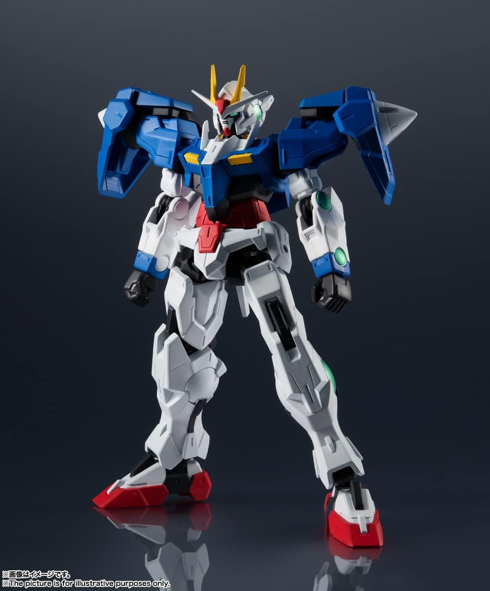 **MTS Toys**กันดั้ม GU-23 Gundam Universe 1/144 : GN-0000+GNR-010 Gundam 00 Raiser