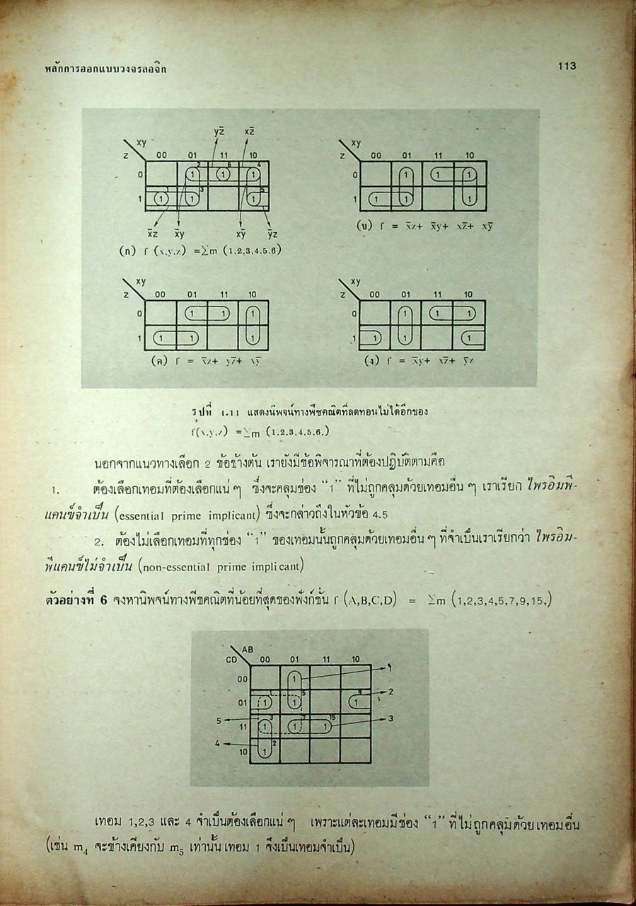 หลักการออกแบบวงจรลอจิก : วงจรคอมไบเนชั่น ภาค 1