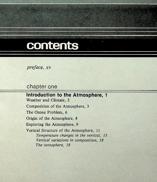 the atmosphere an introduction to meteorology