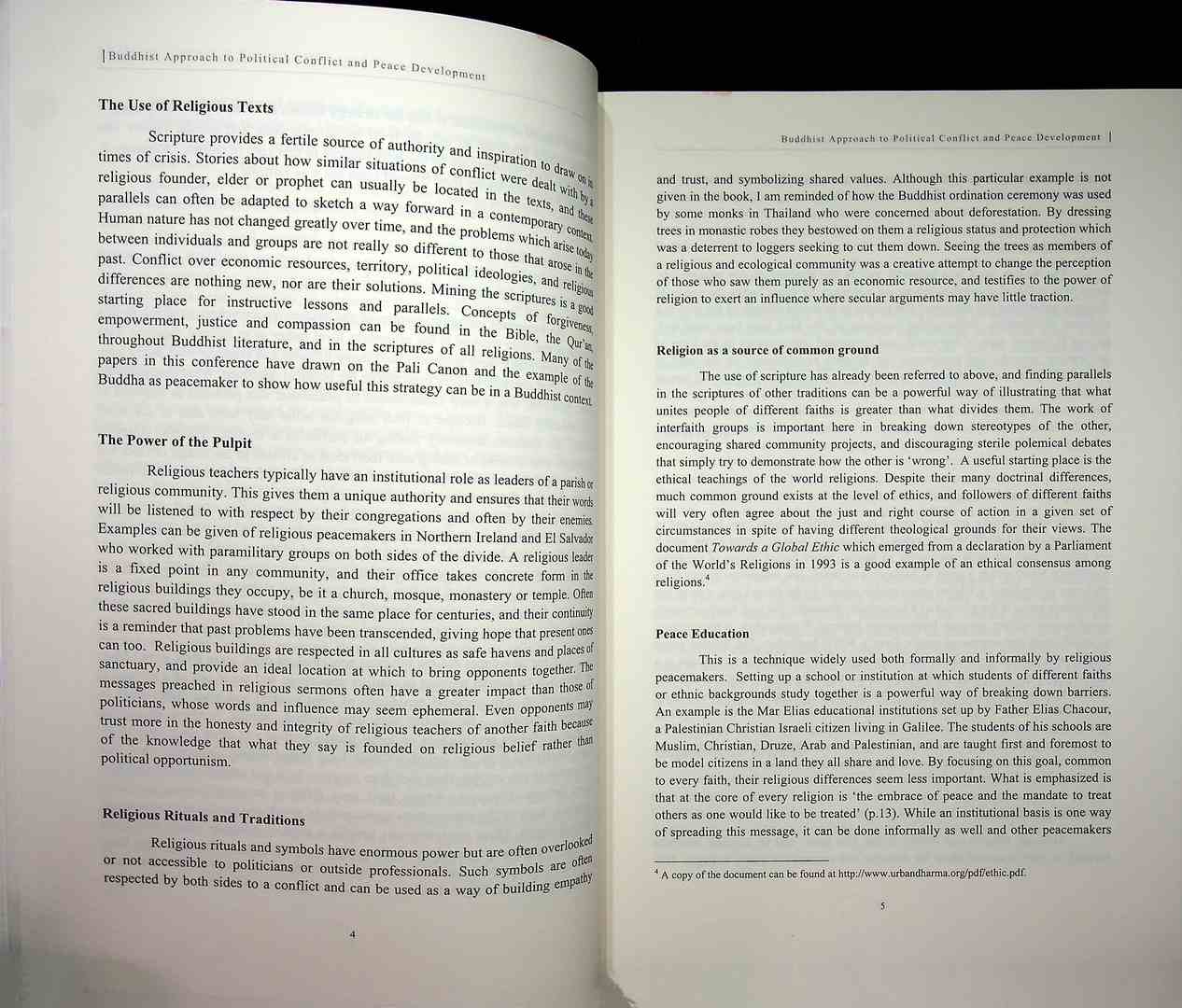 Buddhist Approach to Political ConFlict and Peace Development