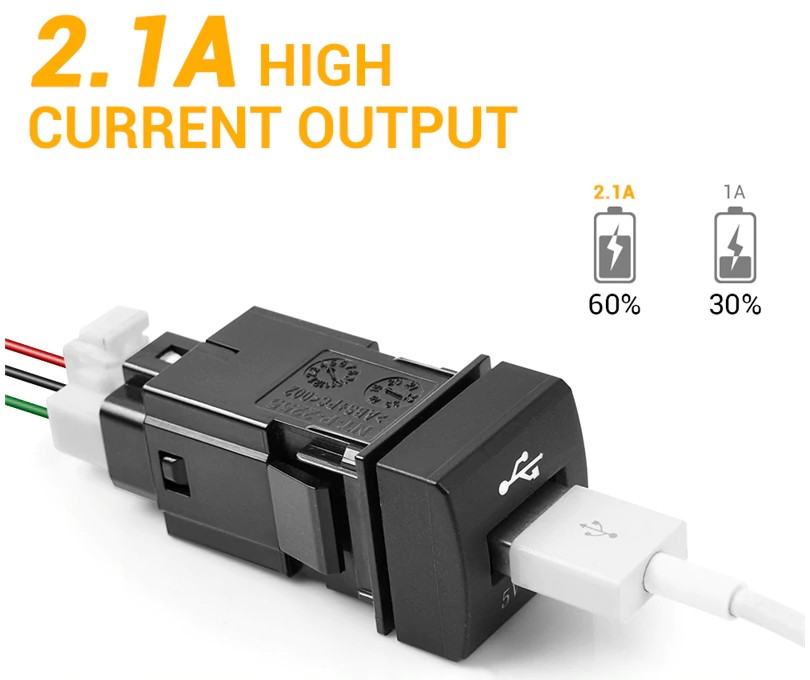 USB Charger NEW Toyota switch สำหรับ Altis Camry Commuter