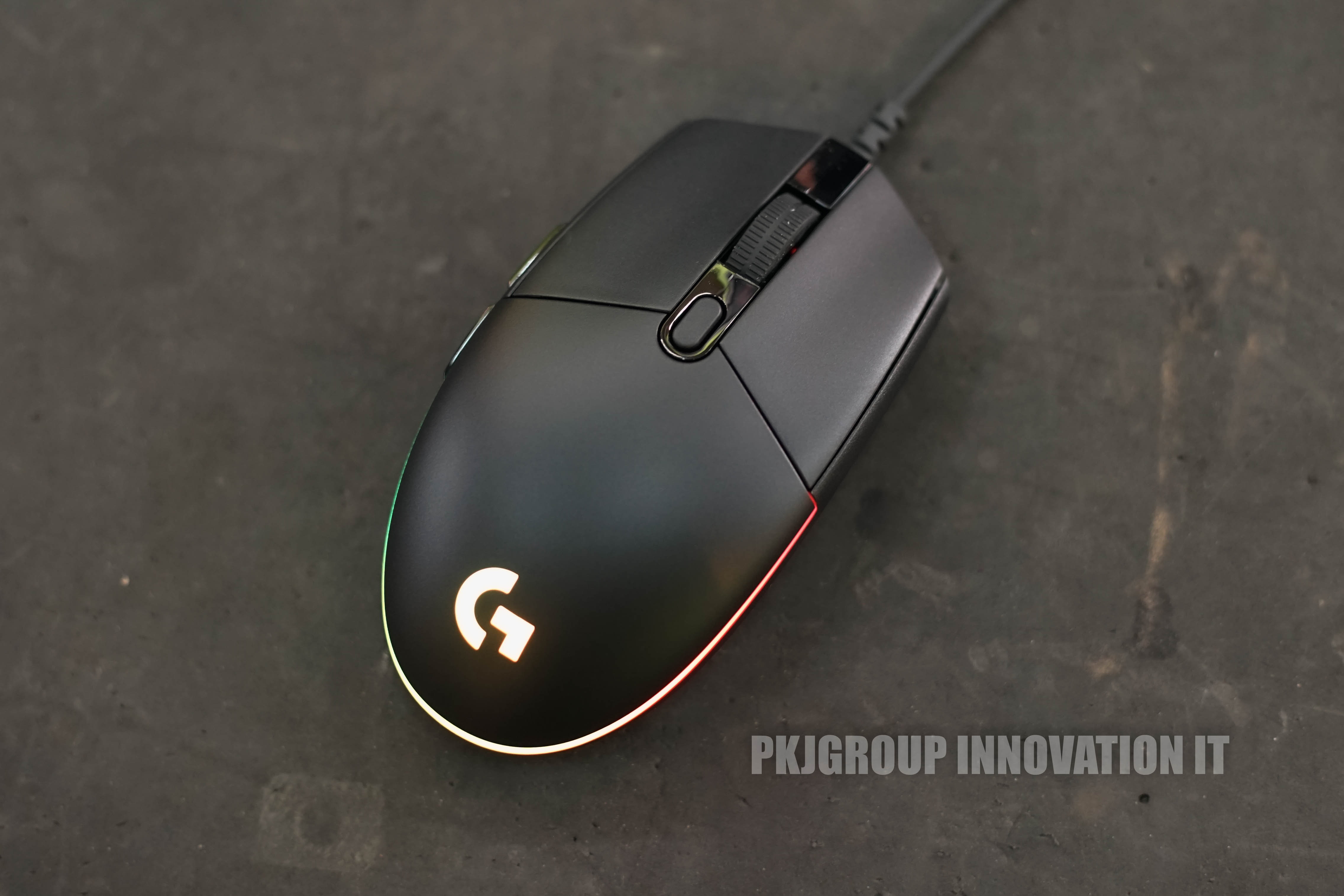 เมาส์เล่นเกม Logitech G102 LIGHTSYNC BLACK DPI 8000 ประกัน 2 ปีเต็ม