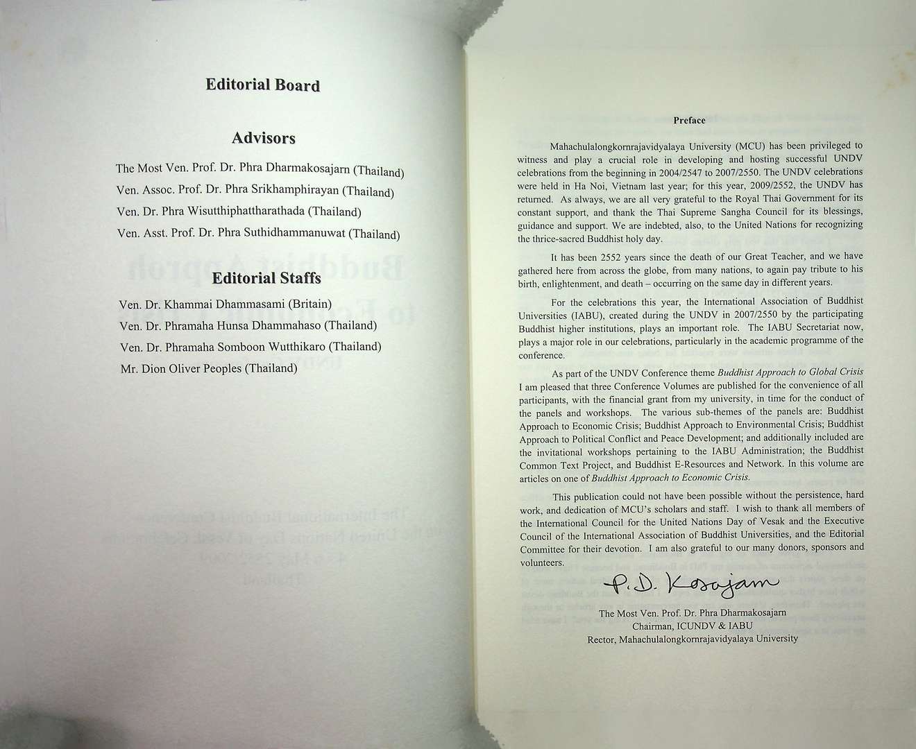 Buddhist Approach to Economic Crisis