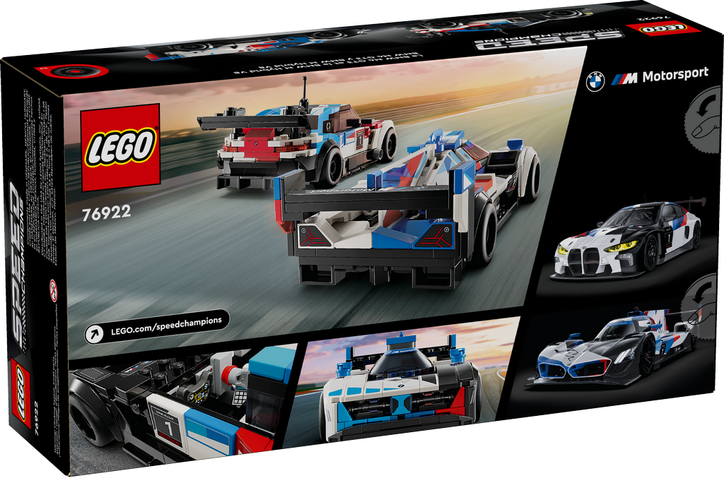 **MTS Toys**เลโก้ Lego 76922 Speed Champions : BMW M4 GT3 & BMW M Hybrid V8 Race Cars
