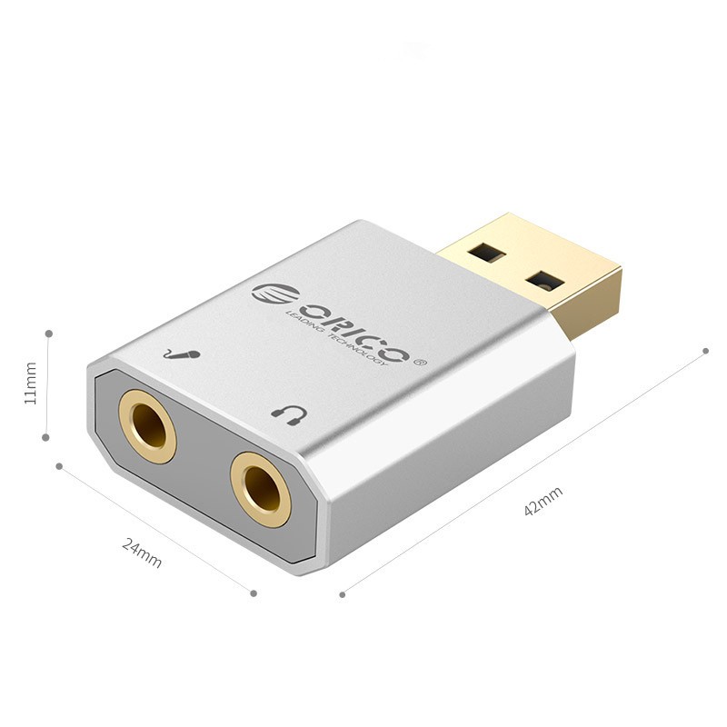 Sound Card usb 'Orico' SK02 ซาว์ดการ์ดตัวเล็ก