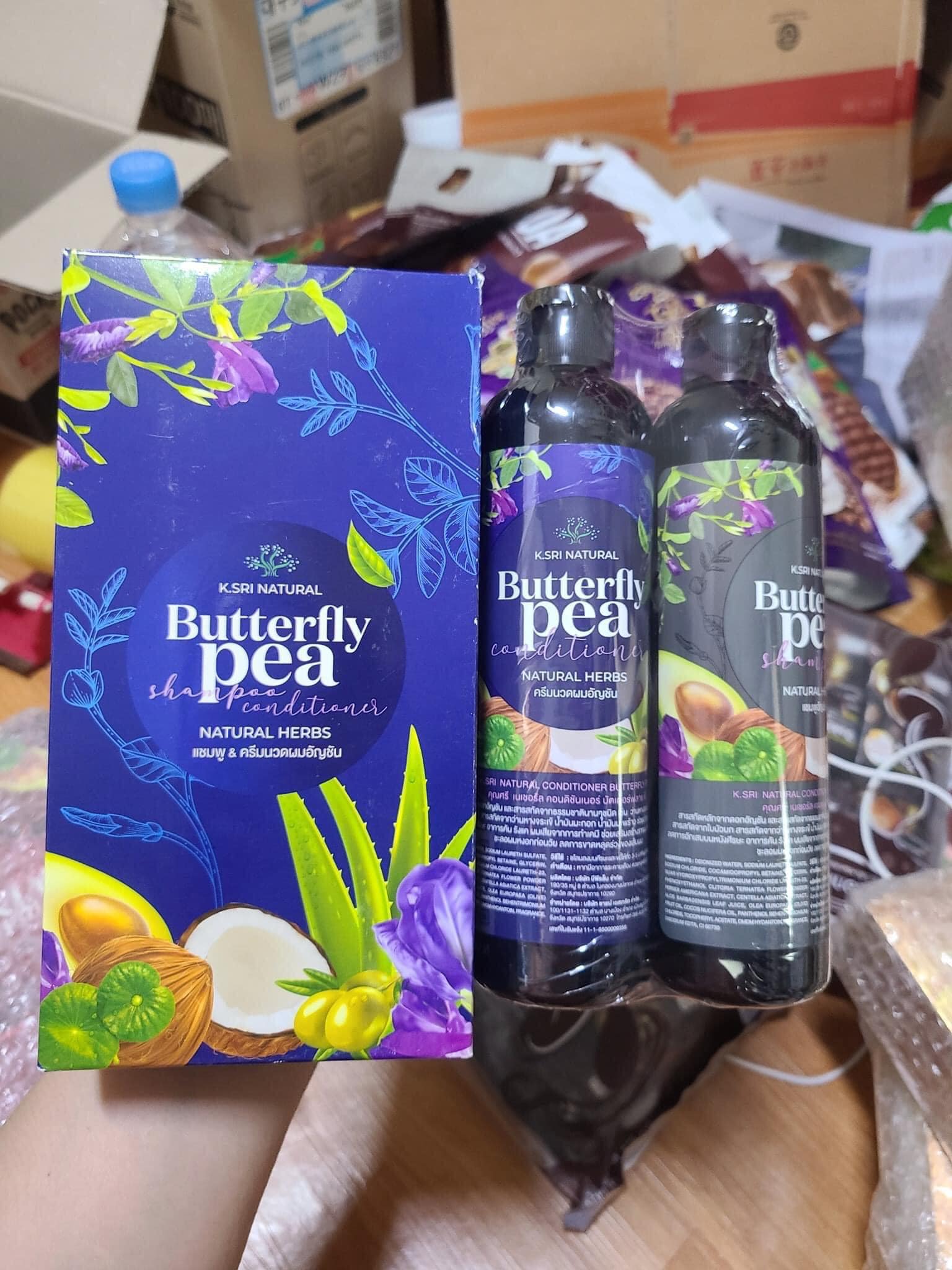 แชมพูคุณศรี 1แถม1 แชมพูอัญชัน+ทรีตเมนท์ แพ็คเกจใหม่