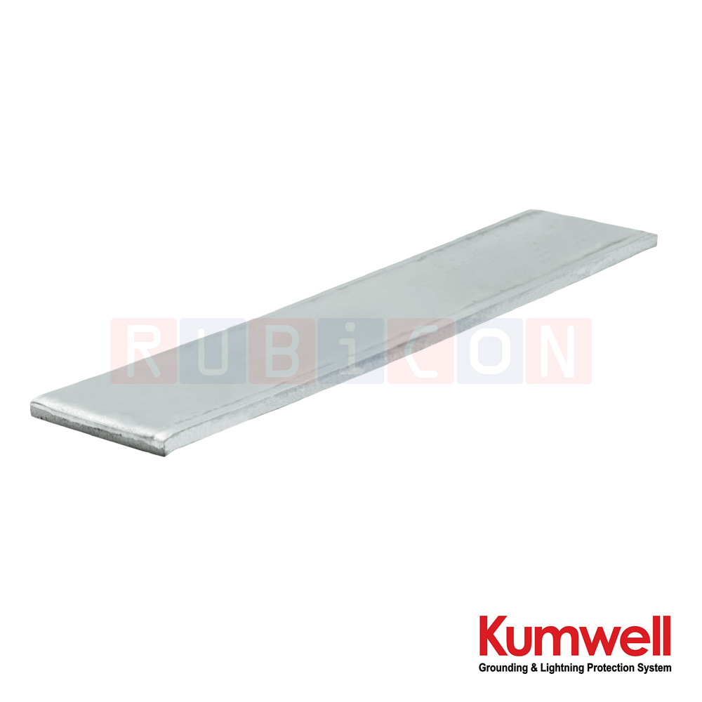 KUMWELL COBGAT 3035 เเทปตัวนำ (เหล็กชุบสังกะสี) สายเทปเหล็กชุบสังกะสีสายแบน (Tape Conductor (Tinned Copper)) Size 30x3.5 mm (105 mm²)