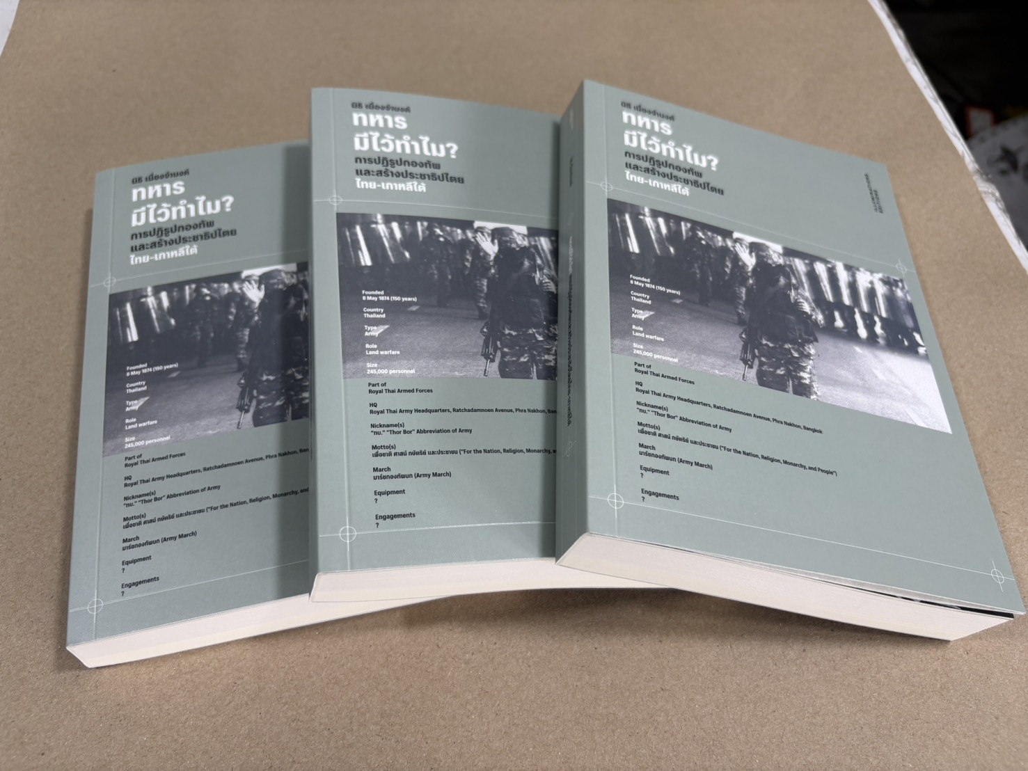 หนังสือ 'ทหารมีไว้ทำไม? : การปฏิรูปกองทัพและสร้างประชาธิปไตยไทย-เกาหลีใต้'