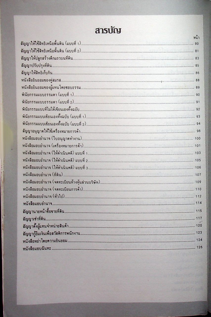 ตัวอย่าง สัญญาสำคัญทางธุรกิจ (สัญญาเช่า-สัญญาซื้อขาย-สัญญากู้-สัญญาโอนหุ้น-และสัญญาอื่นๆ)