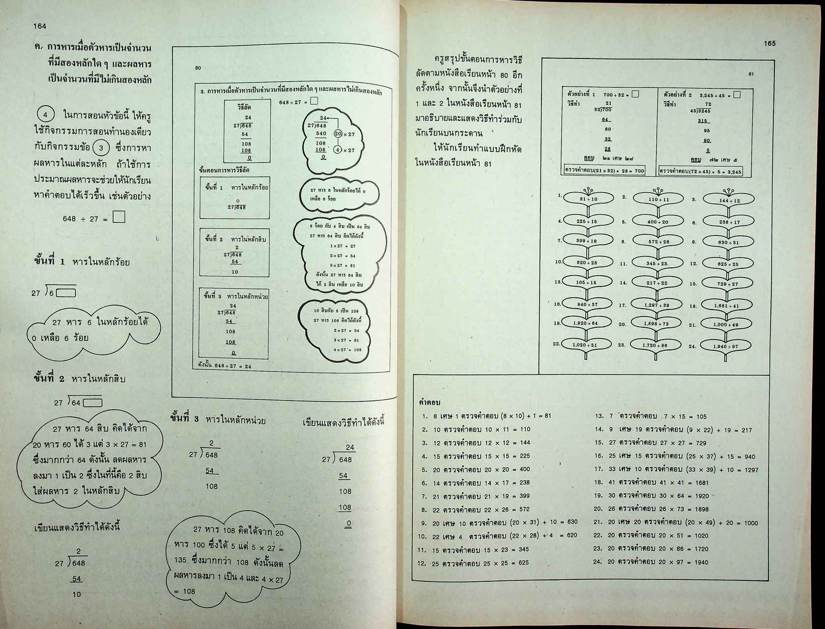 คู่มือครู [ครบชุด 6 เล่ม] คณิตศาสตร์ ชั้นประถมศึกษาปีที่ 1-6 หลักสูตรประถมศึกษา พุทธศักราช 2521