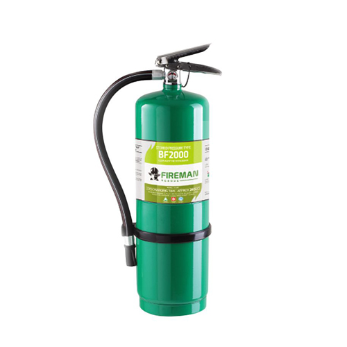 ถังดับเพลิงชนิดน้ำยาเหลวระเหย ( BF2000 ) ขนาด 10 ปอนด์ Fireman