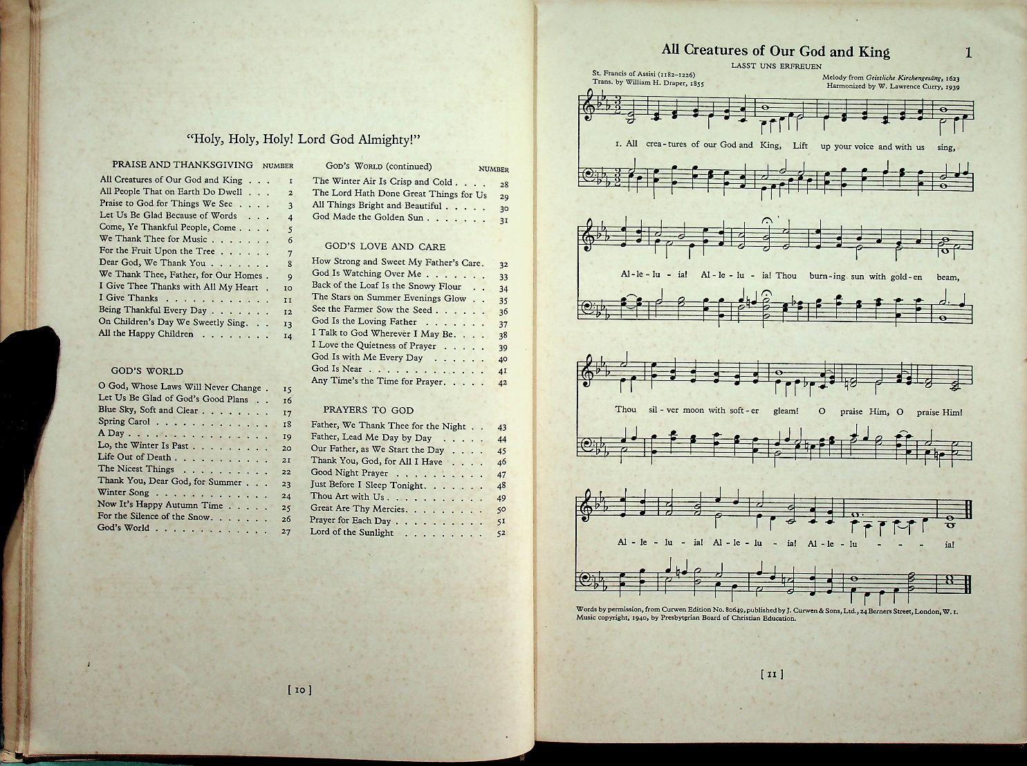 HYMNS FOR PRIMARY WORSHIP