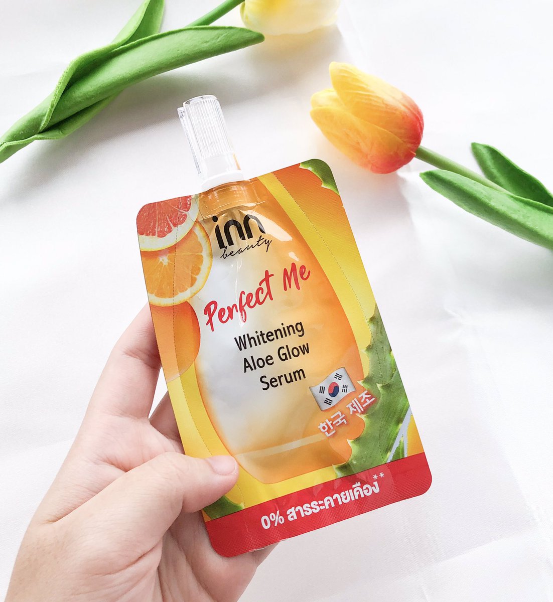 Perfect Me Whitening Aloe Glow Serum ล็อคผิวสวย..ใสไวเวอร์X10 (1ซอง)