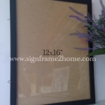 กรอบรูปไม้ขาวเรียบ 2cm ขนาด 12x16"