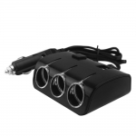 อุปกรณ์เพิ่มช่องจุดบุหรี่ จาก 1 เป็น 3 ช่อง + 1 USB มีสวิทซ์