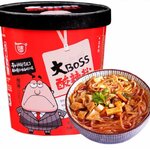 ก๋วยเตี๋ยว รสเผ็ดเปรี้ยวเสฉวนเส้นข้าว ตรา Baijia Bigboss145g