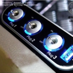 อุปกรณ์ขยายช่องจุดบุหรี่ จาก 1 เป็น 3 ช่อง + 1 USB มีสวิทซ์แยกแต่ละช่อง