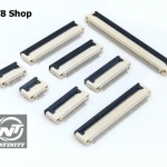 ช่องสายแพร Pitch 0.5mm Socket FFC Flexible Flat Cable 4P 6P 8P 10P 12P 14P 16P 18P 20P 22P 24P 26P 28P 30P 32P 34P 36P 40P 50P 54P 60P