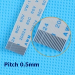 สายแพร 20 Pins Pitch 0.5mm Flat Cable