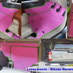 พรมรถยนต์กระดุม Nissan Navara Cab 2015