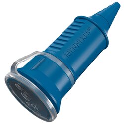 MENNEKES 10843 blue ปลั๊กตัวเมียกลางทาง รุ่น SCHUKO (2P+E) 16A 230V IP44 (Connector SCHUKO® 10843)