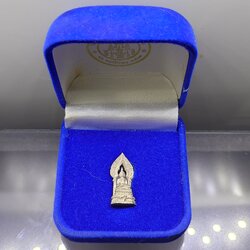 พระชัยวัฒน์นิรันตราย ฉลองสิริอายุครบ 8 รอบ สมเด็จพระมหาวีรวงศ์ เนื้อเงิน วัดราชประดิษฐสถิตมหาสีมาราม ปี2543 พร้อมตลับเดิม