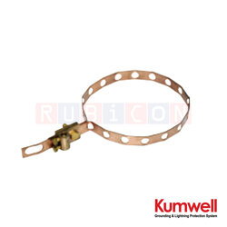 KUMWELL GBP 8 แคล้มรัดท่อ (Pipe Bond Clamp) Pipe Dia. 50-200 mm, Cable Size 8 mm