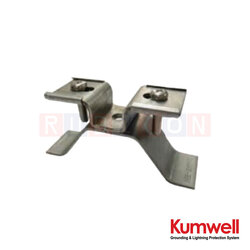 KUMWELL LYRHT-BN เมทัลชีทแคลมป์ ตัวจับหลังคา ตัวยูหงายรับฐาน และยูคว่ำ เมทัลชีทแคลมป์แบบเจาะยึด (Metal Sheet Clamp) Stainless Steel