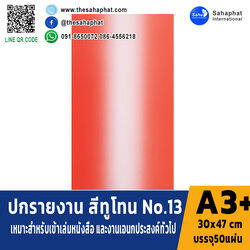ปกเอ3+ ลายทูโทน No.13 บรรจุแพคละ50แผ่น กระดาษปก เหมาะกับ เข้าเล่ม รายงาน ปกรายงาน เมนูอาหาร การ์ดอวยพร ปกสมุด ปก สำเนา สำเนา สำเนา