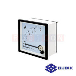 QUBIX SD-96A CLASS1.5/2.5 พาเนลมิเตอร์แอมป์มิเตอ แบบอนาล็อก ต่อตรง ANALOG PANEL METER SD SERIES 96X96 MM. (AMMETER)