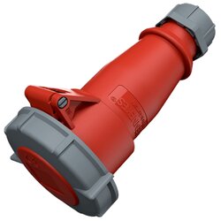 MENNEKES 550 (รหัสใหม่ 14624) ปลั๊กตัวเมียกลางทาง (3P+N+E) 16A 400V IP67