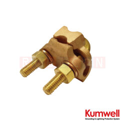 KUMWELL GXCCC 142-95 แคล้มป์จับสายเคเบิล (Rod to Cable Clamp) Rod Dia. 5/8″(14.2 mm), Cable Size 16-95 mm2