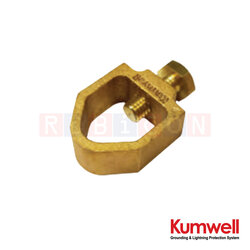 KUMWELL GXCT 142-2512 แคล้มหัวใจ (Rod to Tape Clamp) Rod Dia. 5/8″(14.2 mm), Max. Tape 25×12 mm