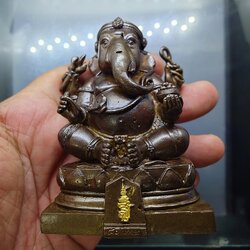 พระพิฆเนศ เฉลิมพระเกียรติ สธ 50 ปี เนื้อสัมฤทธิ์ คณะโบราณคดี มหาวิทยาลัยศิลปากร สร้าง ปี2548