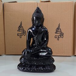 พระกริ่งปวเรศ รุ่น2 ขนาดบูชา หน้าตัก 3 นิ้ว เนื้อสัมฤทธิ์ รมดำมัน ที่ระลึก 80 พรรษา สมเด็จพระญาณสังวร สมเด็จพระสังฆราช วัดบวรนิเวศวิหาร พ.ศ.2536 พร้อมกล่องเดิมจากวัด