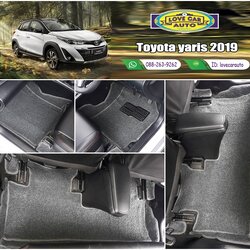 พรมปูรถยนต์ Toyota Yaris โตโยต้า ยาริส 2019
