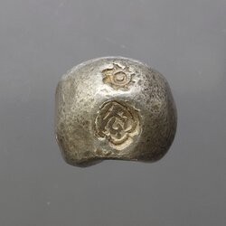 พดด้วง ขนาด 1 บาท ตราอุณาโลม รัชกาลที่ 1 น้ำหนักดี สภาพสวย