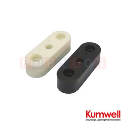 KUMWELL LISUV-3-25B ฉนวนล่อฟ้า ฉนวนรอง สีดำ (Insulator Support) Black Color