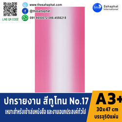 ปกเอ3+ ลายทูโทน No.17 บรรจุแพคละ50แผ่น กระดาษปก เหมาะกับ เข้าเล่ม รายงาน ปกรายงาน เมนูอาหาร การ์ดอวยพร ปกสมุด ปก สำเนา สำเนา สำเนา สำเนา