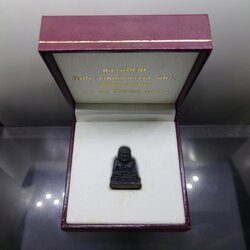 หลวงปู่ทวด เหยียบน้ำทะเลจืด (ลอยองค์) เนื้อนวโลหะ พิธีพุทธาภิเษก ณ วัดประสาทบุญญาวาส 22-24 สิงหาคม ปี2540 พร้อมกล่องเดิม