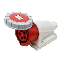 "DAKO PLUG" HTN 1251 เพาเวอร์ปลั๊กเต้ารับติดลอยกันน้ำ (3P+N+E) 32A 400V 6H IP67